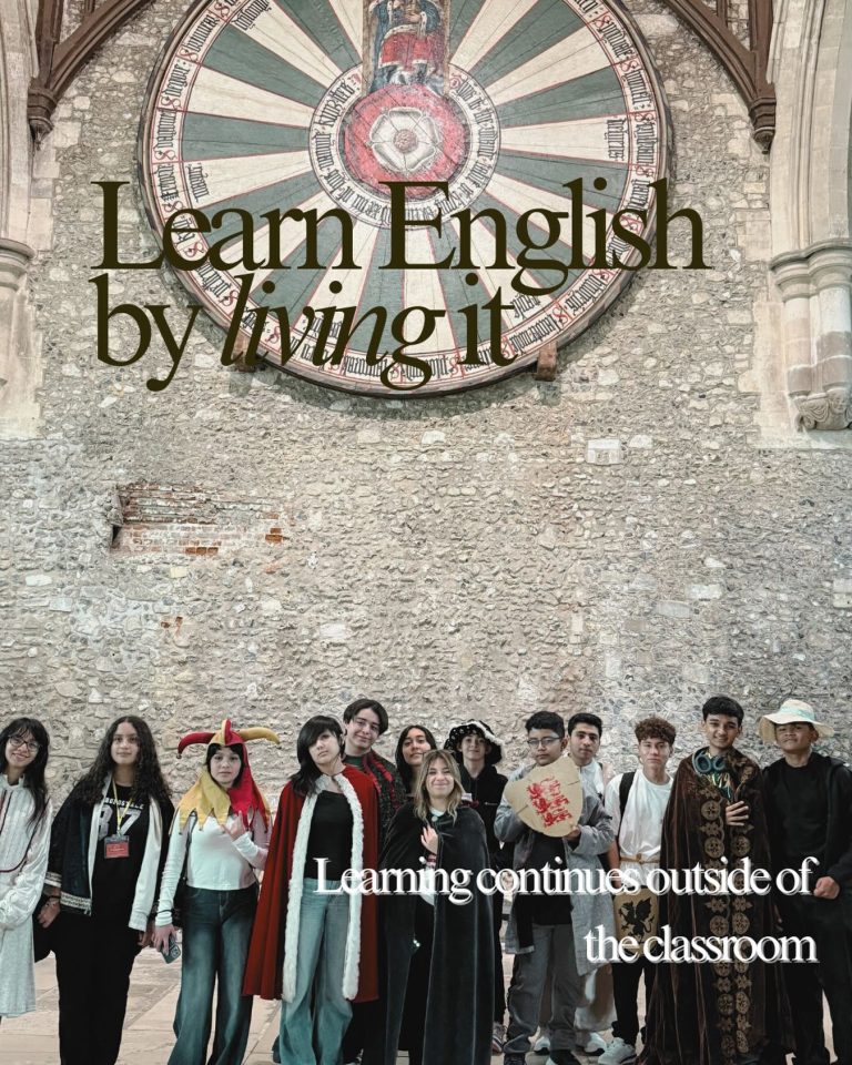 Learn English by living
